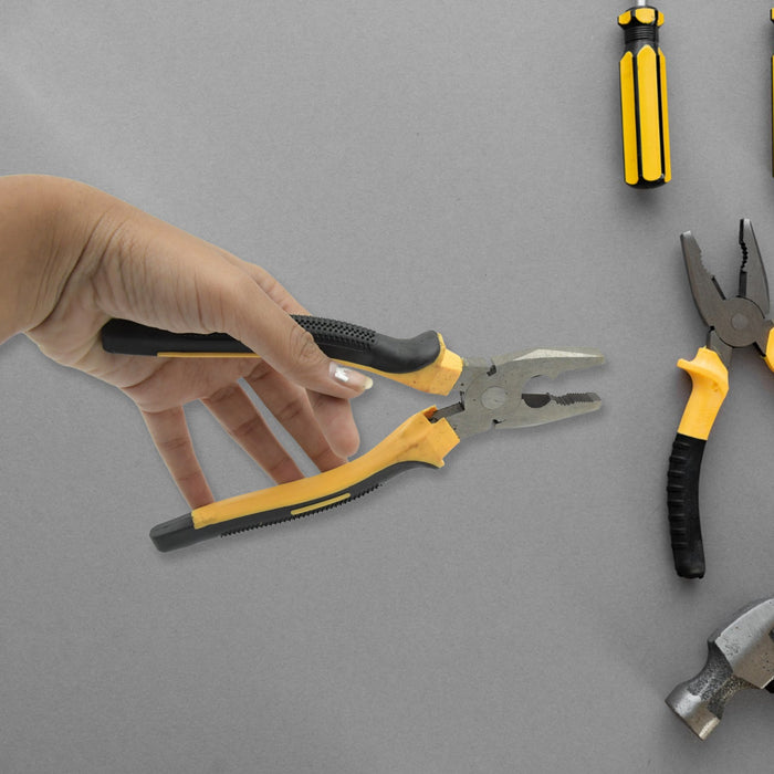 Wire Beading Featured Repair Tool Serrated reliable efficacy Jaws Combination Cutting Plier, Sturdy Steel Combination Plier for Home & Professional Use 1pc