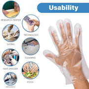BioGlove branded disposable kitchen hand glove showing eco-friendly feature