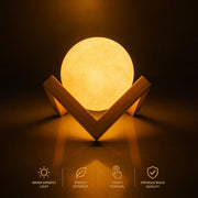 Glow moon light ideal for bedroom decor