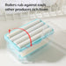 6296 2-in-1 Portable Soap Dish & Soap Dispenser with Roller and Drain Holes, Multifunctional Soap Holder Foaming Soap Bar Box for Home, Kitchen, Bathroom 