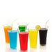 0630 Stylish look Plastic Juicy Glass, Transparent Glasses Set 300ml (6pcs) 