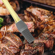 Heat-resistant silicone chefÕs brush for kitchen use