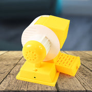 Portable USB table fan with dual airflow vents for enhanced cooling