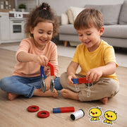 Magnet educational toy set helping children explore magnetic science