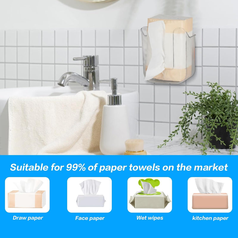 Neutral image of tissue dispenser holder without specific focal details