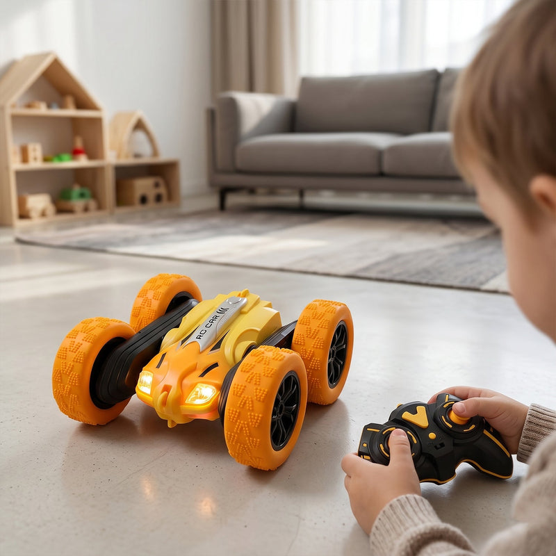 Kids remote control stunt car with easy handling