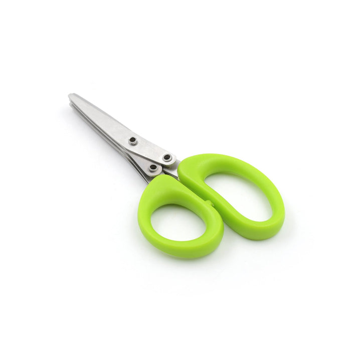 Multifunction Vegetable Stainless Steel Herbs Scissor with 3 Blades