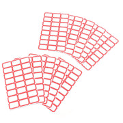 Multipurpose self-adhesive label sheets suitable for office and home organizing