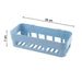 4029 ABS Plastic Shower Corner Caddy Basket Shelf Rack with Wall Mounted Suction Cup for Bathroom Kitchen 