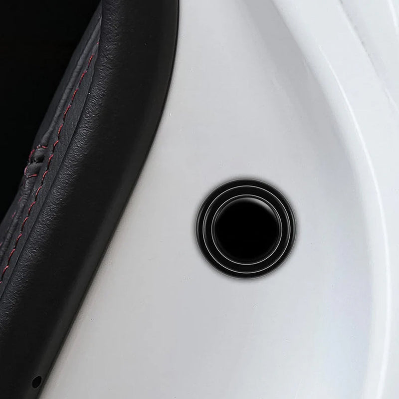 Side profile of rubber car door shock absorber protection sticker