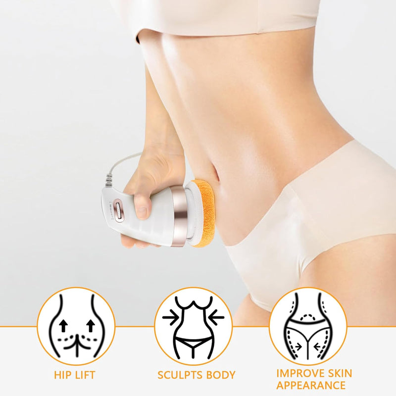 Body Massager Shaping Machine | Body Sculpting Massager with 3 Washable Pads |Adjustable Speeds | Electric Handheld Massager for Belly, Waist, Legs, Arms, Butt (1 Pc)
