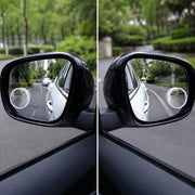 Self-Adhesive 360¡ Car Rear View Blind Spot Mirror attached