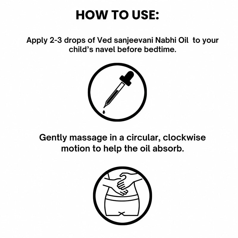 Ved Belly Button Oil aiding deep sleep and relaxation