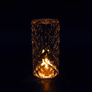 The Crystal LED Candle in a home setting, highlighting its decorative appeal.