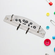 7901 Wall Adhesive Hook Hanger 4 Hooks Hanger  Strong Multipurpose Hanger Hooks 