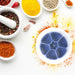 7185 Unique Design Multipurpose Masala / Spice Box Container Spice Box For Kitchen , Masala Container , ( Plastic 7 Section ) 