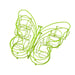 5126 Butterfly Shape Stainless Steel 6 Hole Glass Holder 