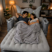 Side cushions for car bed inflatables