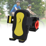 Motorcycle phone mount demonstrating 360-degree rotation.