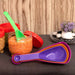 2420 Plastic Double Side Measuring Cups and Spoons for Kitchen (Pack of 4) 