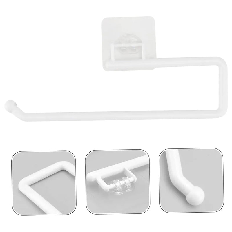 Multipurpose wall mounted paper towel stand with cleaning wipes