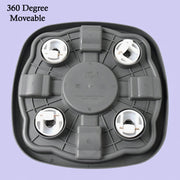 Sturdy gas cylinder carrier trolley with advanced bearing wheels