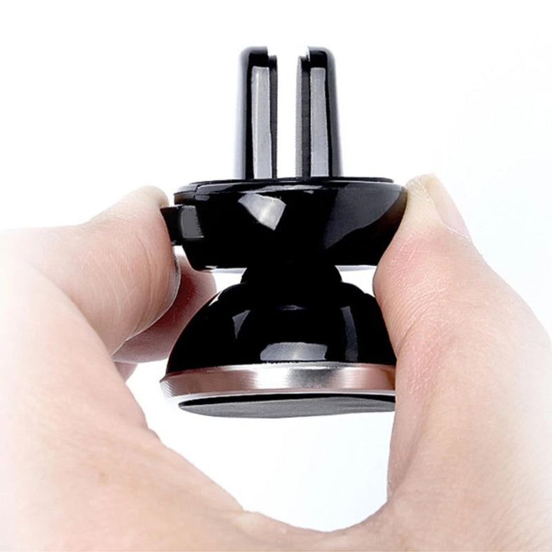 Magnetic car mobile stand with strong grip holding a smartphone securely