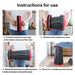 2169 Foldable Retractable Height Adjusting Stool Space Saving Telescopic Stool for Fishing Hiking Stool for Adults and Kids. 