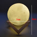 6031 3D Rechargeable Moon Lamp with Touch Control Adjust Brightness 
