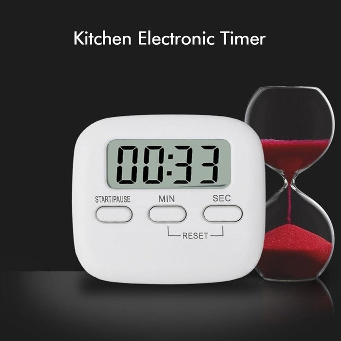 Digital Kitchen Timer with Alarm | Stop Watch Timer for Kitchen | Kitchen Timer with Magnetic Stand |Timer Clock for Study