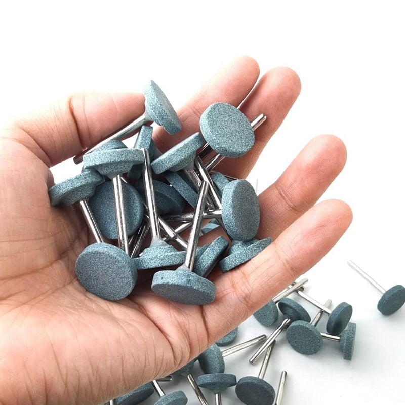 Various rotary tool accessories including the Grinding Head Mounted Stone set.