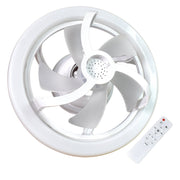 Compact Smart Ceiling Fan with remote, suitable for apartments and study rooms.