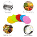 1344A Cleaning Supplies Sponges Silicone Scrubber for Kitchen Non Stick Dishwashing & Baby Care Sponge Brush Household Health Tool( Pack of 5pc). 