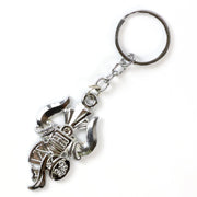 Durable metal Mahakal Trishul keychain suitable for keys and bags