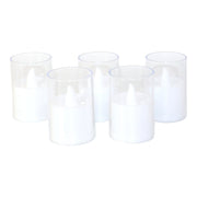 Decorative flameless votive candle set ideal for home and festival use