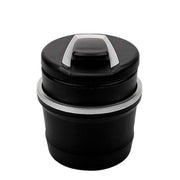 Luxe glow effect of portable car ashtray with lid