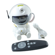 LED light feature of astronaut galaxy star projector night lamp