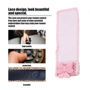 7638 3pc Remote Cover with Bow Knot for TV, Air Conditioner, D2H, DTH Remote Control Dust Cover 