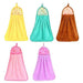 6203  Microfiber wash Basin Hanging Hand Kitchen Towel Napkin Microfiber Cloth Cartoon Animal Hanging Dishcloths Kitchen Accessories ( 1pc ) 