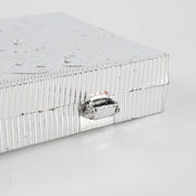 Compact 20x9 cm silver decorative gifting and money box with premium look