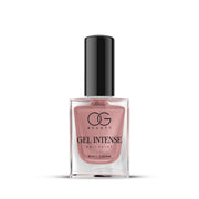 Compact 10 ML pastel peach gel nail paint bottle for travel-friendly use