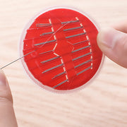Sewing scissors and needle threader included in the kit