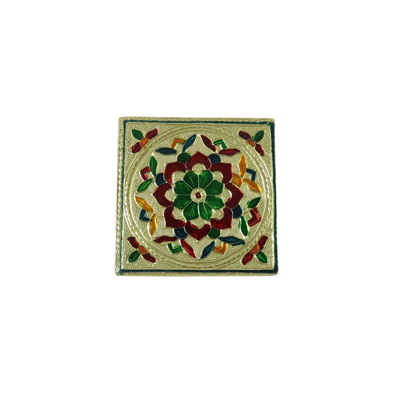 A child comfortably sitting on a low wooden chowki, demonstrating its multipurpose use as a small stool.
