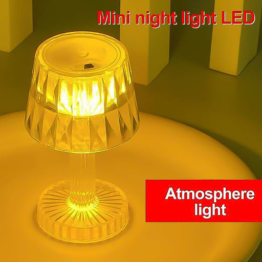 Close-up of battery powered portable LED candle lamp for home decor