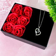 Forever Petal keepsake box featuring eternal soap roses and jewellery drawer