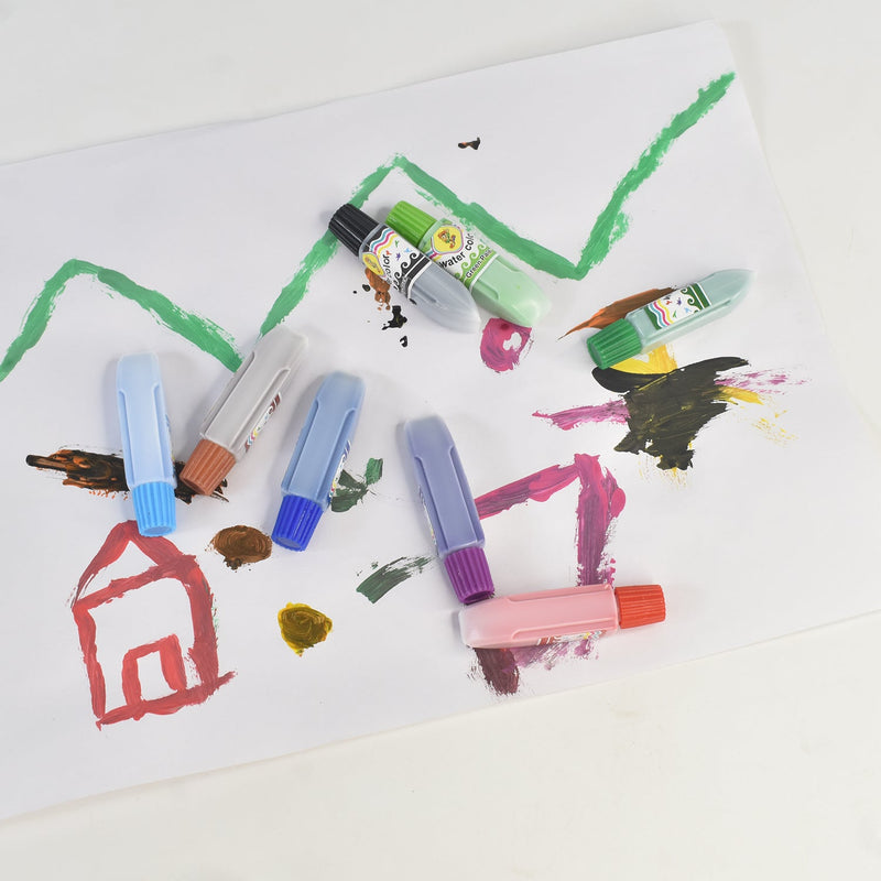Mixing palette included in the watercolour kit for kids