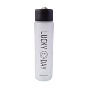 Portable glass water bottle ideal for travel and office