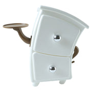 Stable base and side hook of the small 2 layer storage drawer organizer