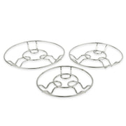 Minimalist design stainless steel heat-resistant trivets laid flat