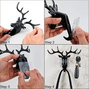 Packaging for the Styleva deer head self-adhesive wall hook.